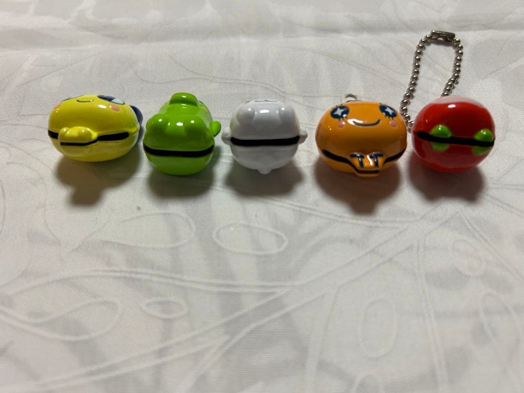 レア りんりんたまごっち 鈴 ストラップ 5個セット いちごっち めめっち