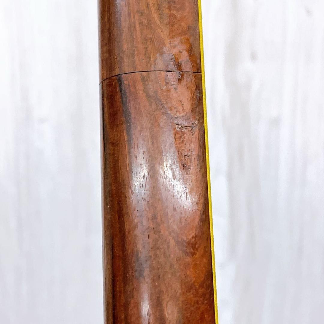 三味線 中棹 丸打胴 動物皮 東さわり 撥 ハードケース付 和楽器 弦楽器