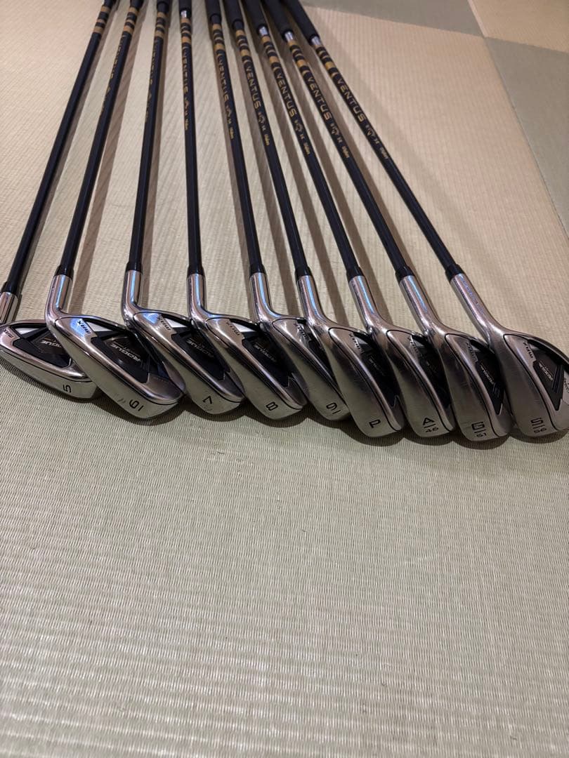 キャロウェイローグst maxアイアン豪華9本セット　ベンタス純正シャフト5-Ｒ