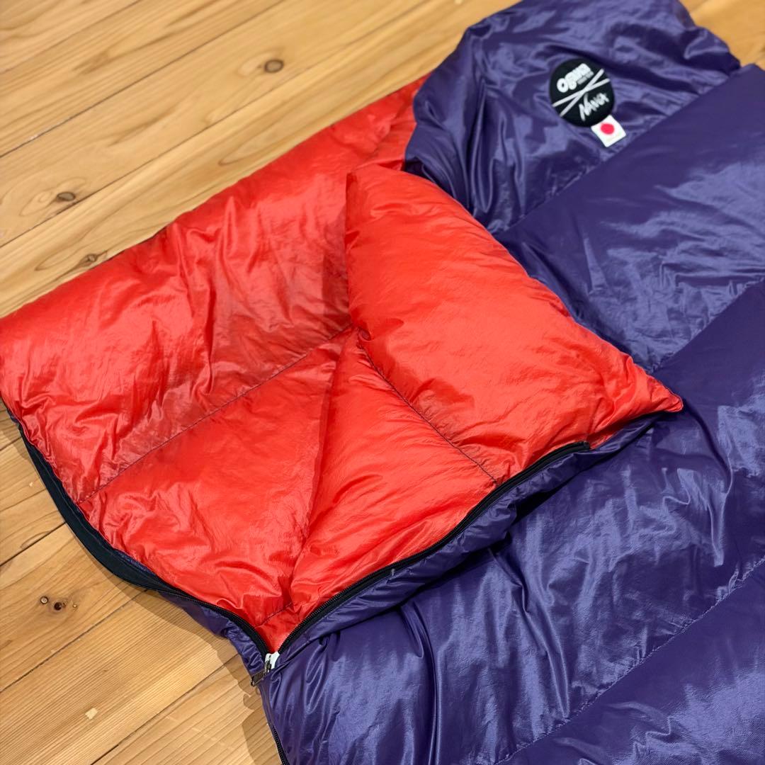 美品 NANGA Ogawa別注 封筒型シュラフ400STD