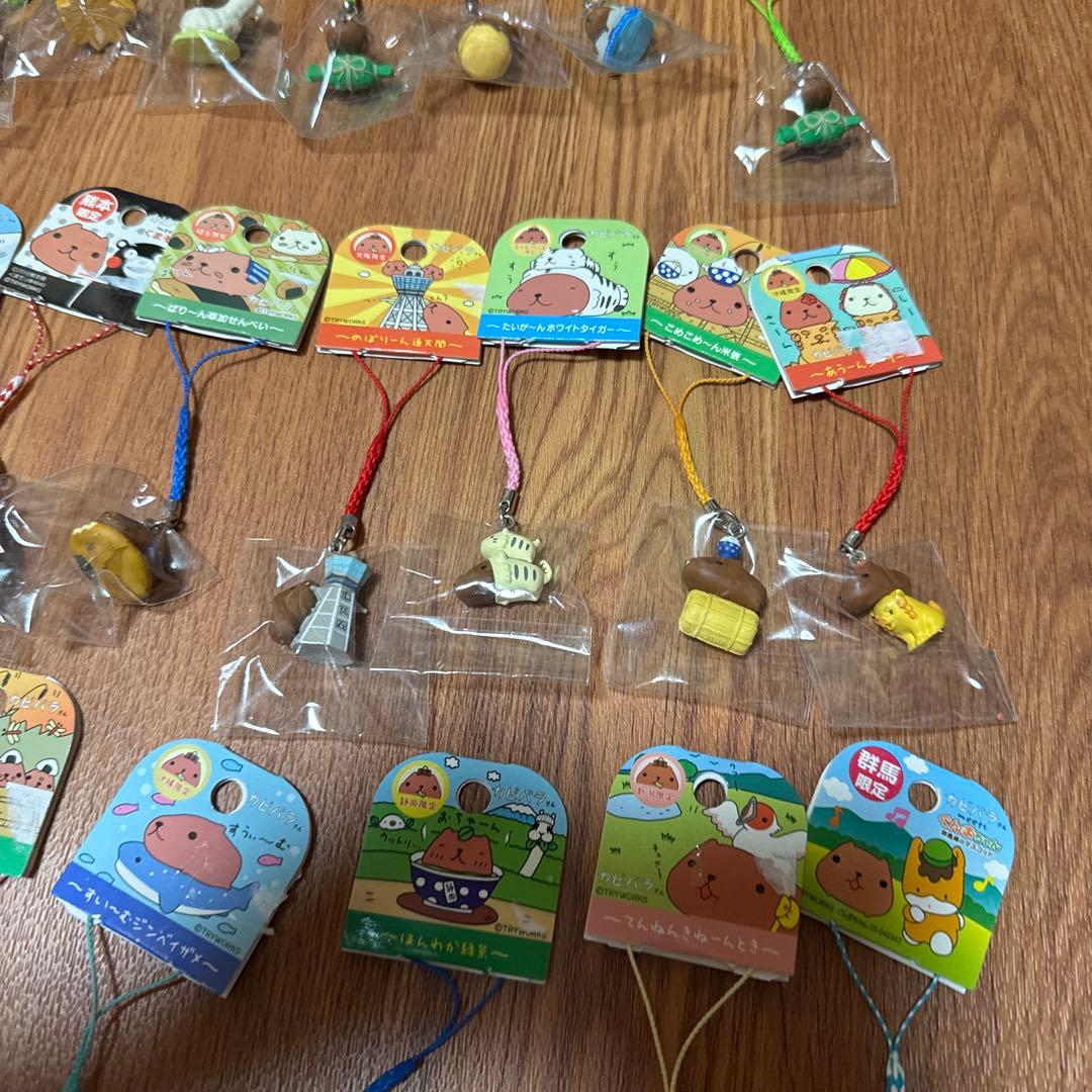 全て新品　カピバラさん♡ご当地根付ストラップ　27個（くまモン/dr.イエロー）