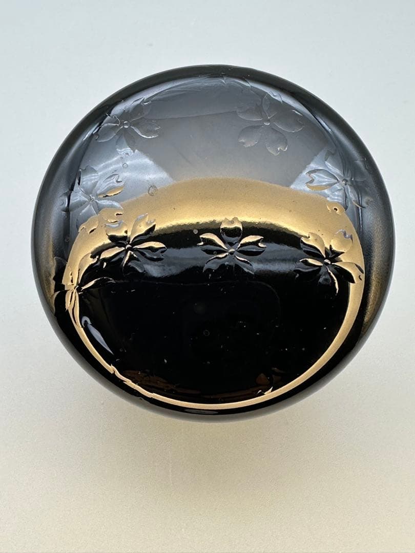 茶道具　棗　吉田祥雲　夜桜蒔絵