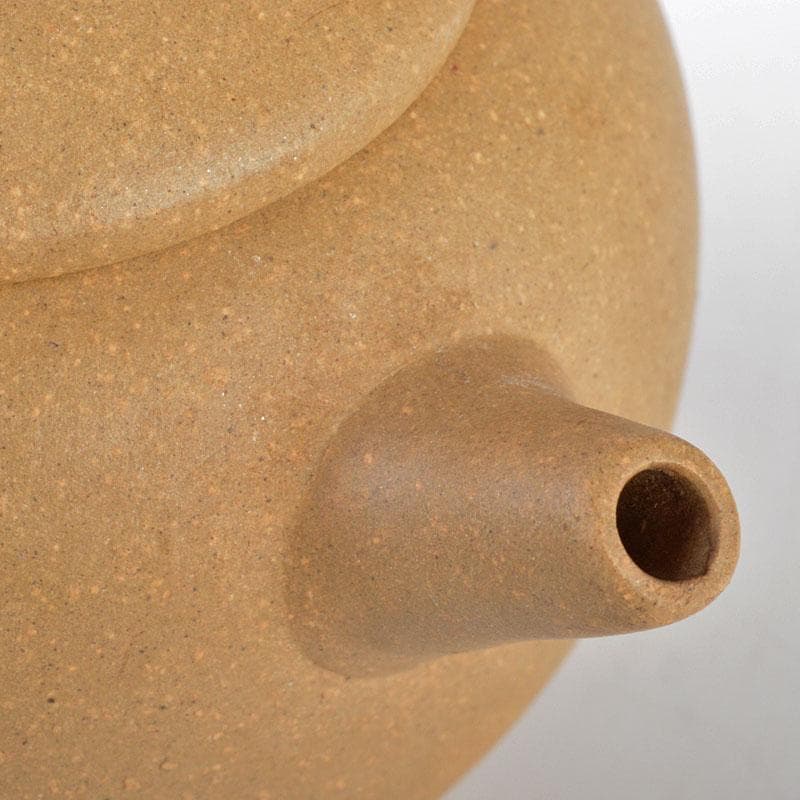 中国　中国宣興銘　紫砂　黄泥　急須　茶壷　V　R4470