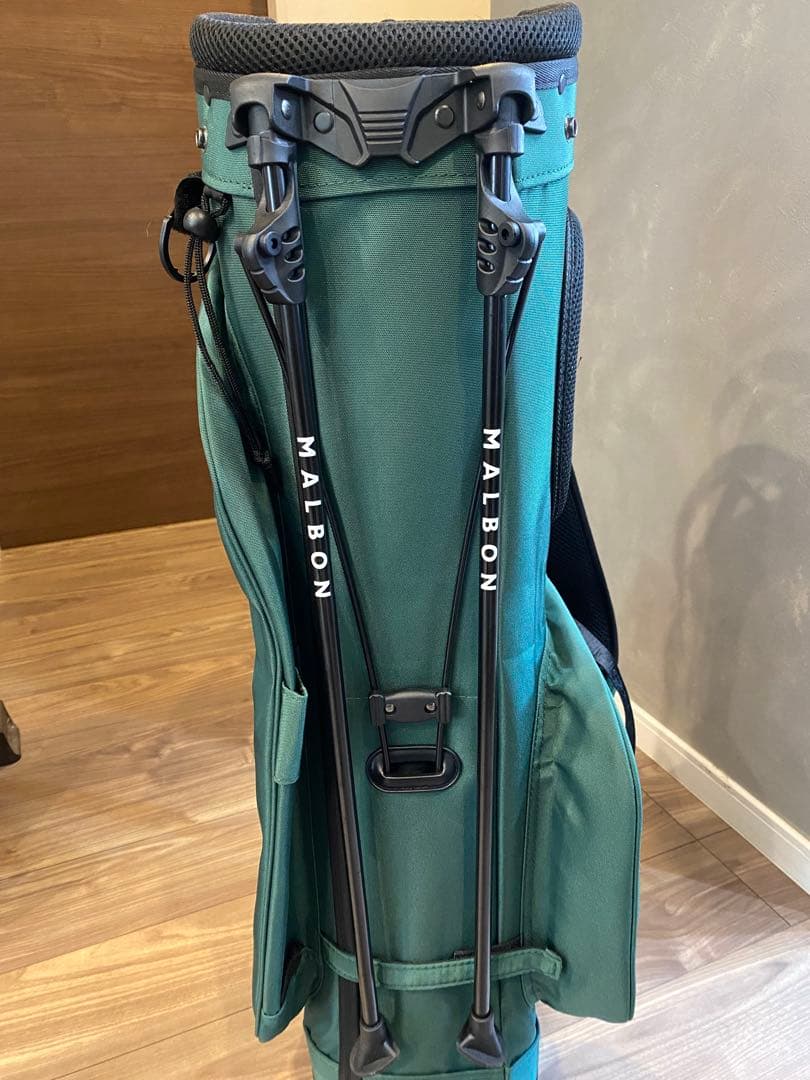 美品マルボンゴルフ　Malbongolf キャディバッグ グリーン