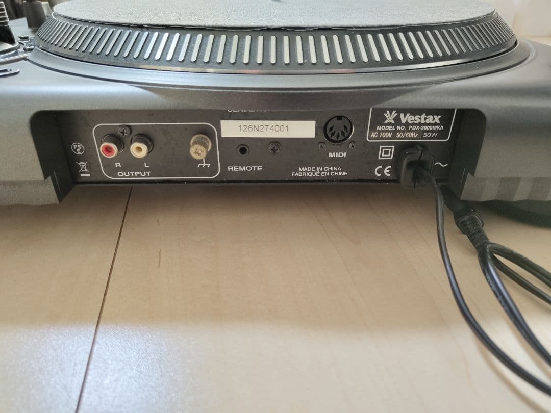 【Vestax】PDX-3000mk2DJターンテーブル★超美品!!★動作確認済
