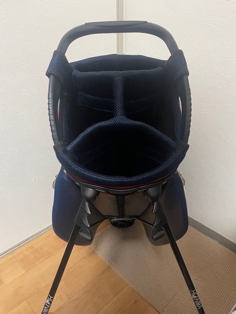 ホンマ キャディバッグ スタンド式 9.5型 レッド