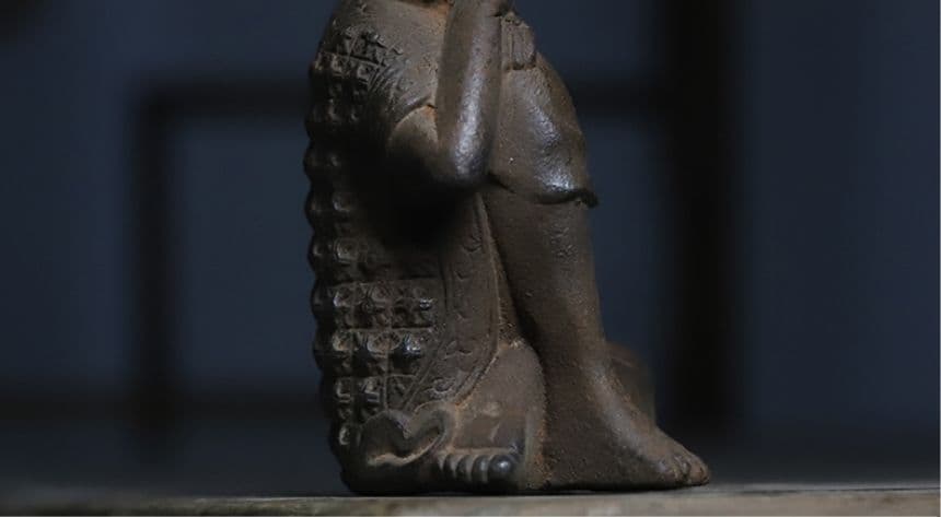 鉄器 鉄仏 釈迦睡仏 工芸品 美術品 置物