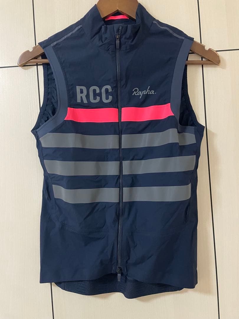 Rapha RCC プロチーム ライトウェイト ジレ Sサイズ ダークネイビー