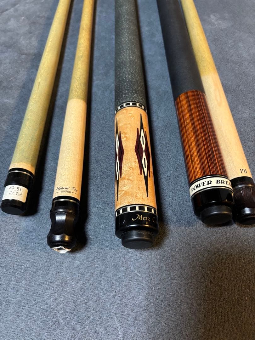 Mezz playキュー& Power Break キュー 5本セット