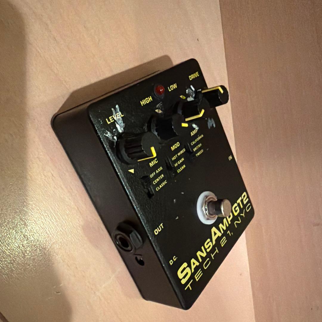 Tech 21 SansAmp GT2 ギターエフェクター　現状渡し　動作OK