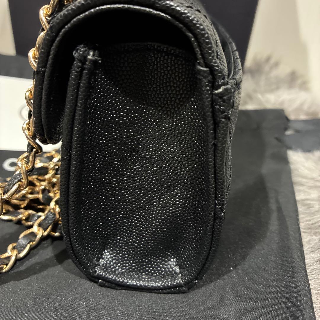 CHANEL シャネル　make up ノベルティ　チェーンショルダーバッグ　黒