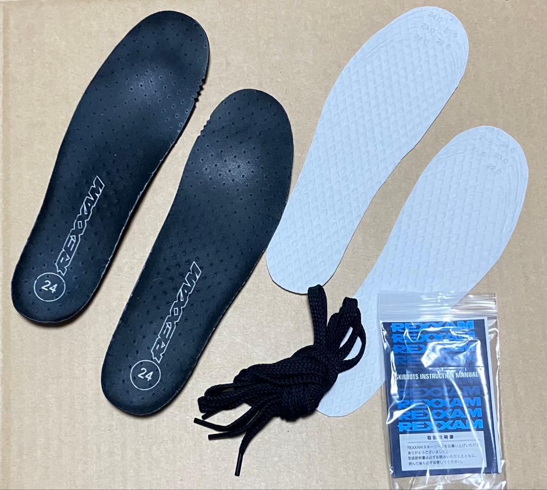 ◼️REXXAM（レクザム）R-EVO 120M 24.5cmスキーブーツ中古品◼️