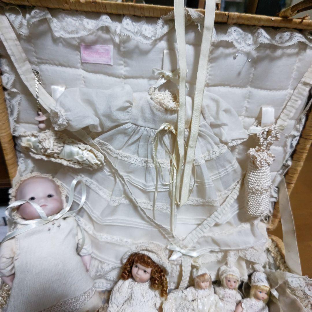 た*う様 【最終値下】アンティークバスケットドールセット