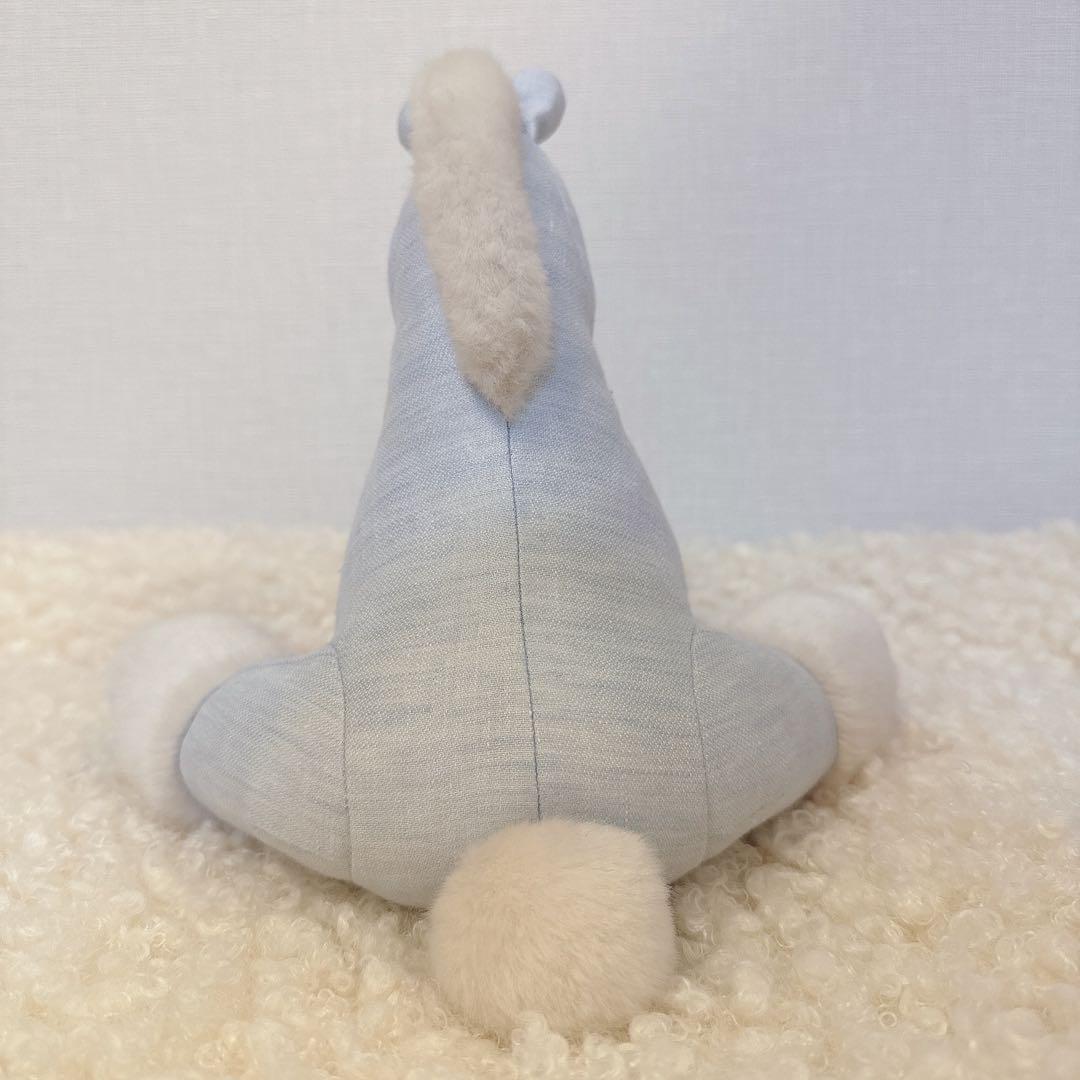 HERMES エルメス ベビーエルミー ぬいぐるみ 馬　水色