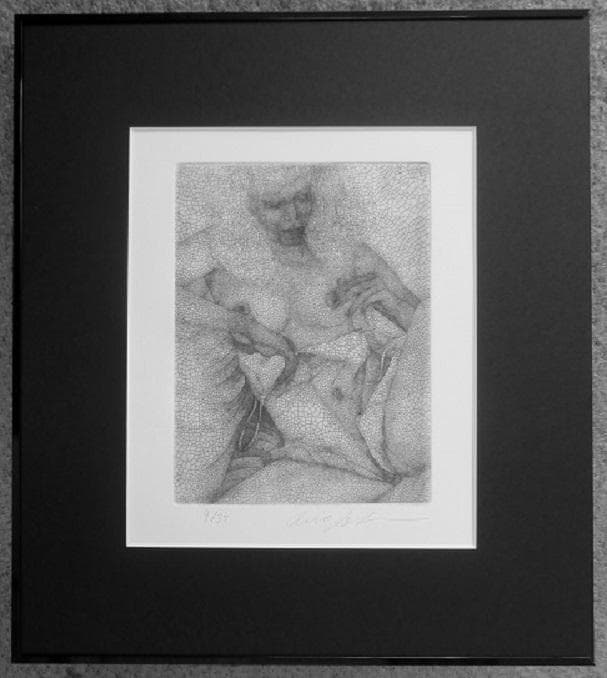 城景都2　銅版画　エディションナンバー　鉛筆サインあり　本物