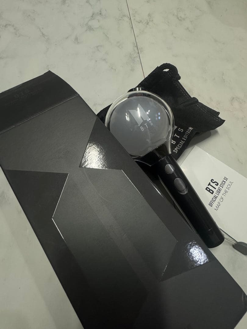 BTS ペンライト ブラック 説明書付き