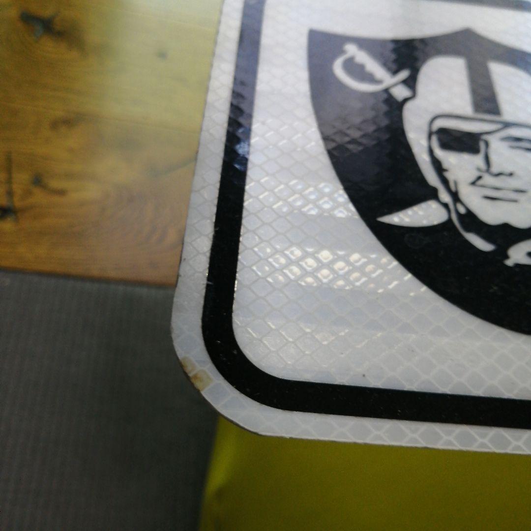 NFL　レイダース　サイン プレート 2枚