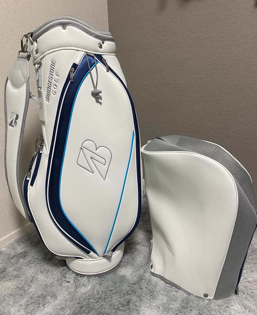 ☆新品未使用☆BRIDGESTONE キャディバッグ ヘッドカバー付き