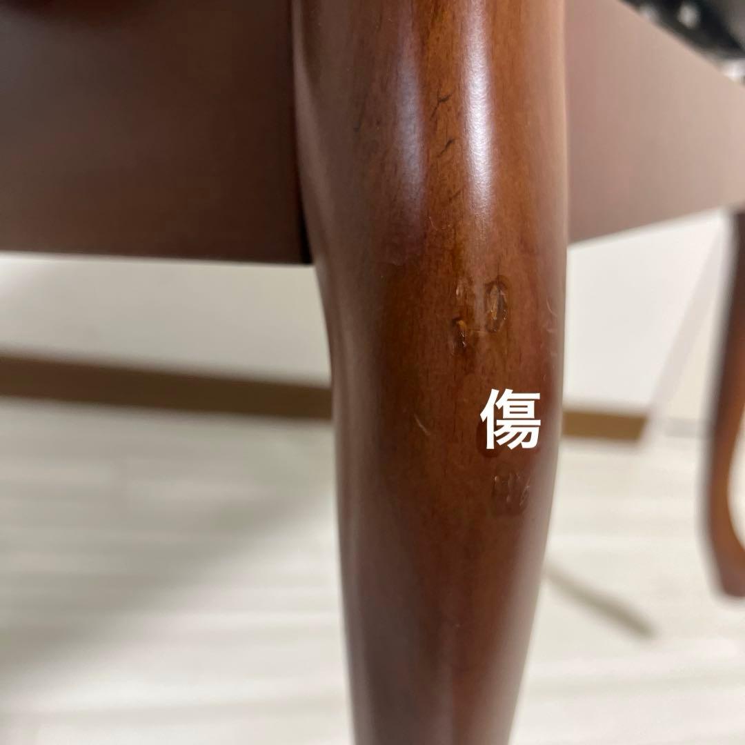 【中古良品】ピアノ高低自在椅子・木目猫脚（送料込）