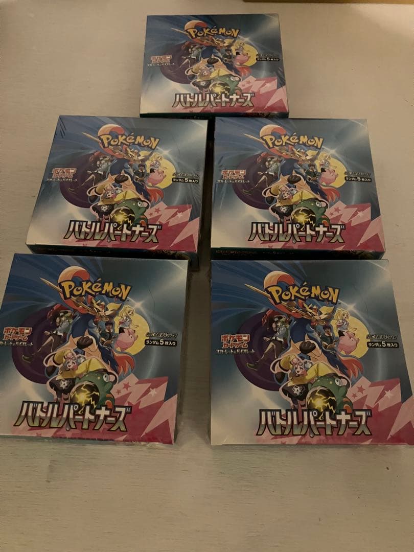 バトルパートナーズ 5BOX シュリンク付　新品未開封