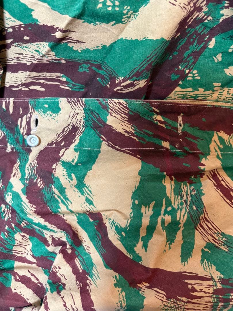 美品　フランス軍幕　リザードカモツェルトバーン　同色4枚セット