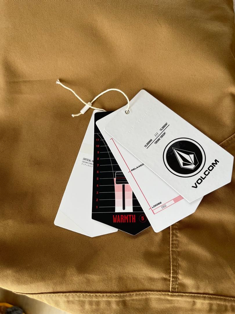 VOLCOM スノーボードウェア セットアップ　グローブ付き