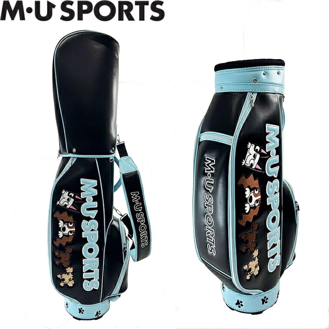 【新品】MUスポーツ 703R6154 キャディバッグ ブラック