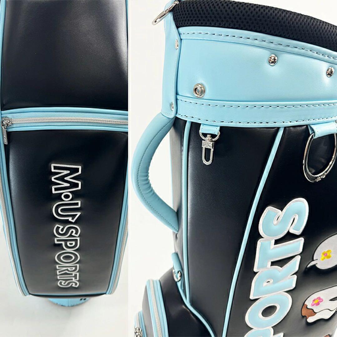 【新品】MUスポーツ 703R6154 キャディバッグ ブラック