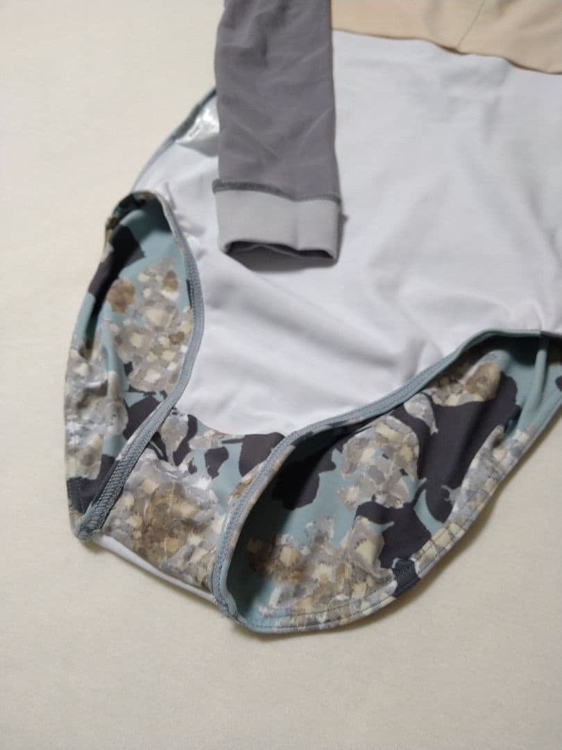 stina スティナ レオタード 長袖 ブルー S