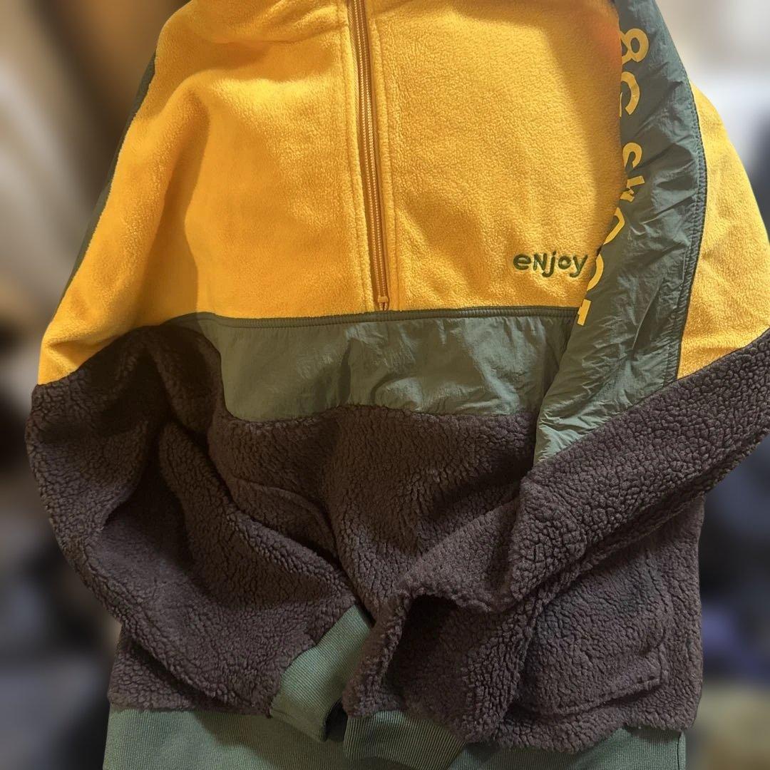 メンズウェア 8gshoot BOA FLEECE HALF ZIP PULLOVER L