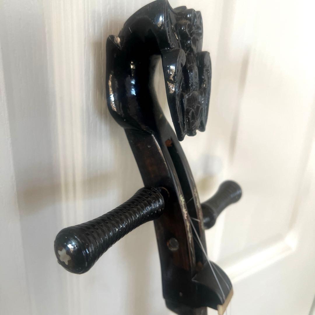 ダン・セン　ベトナム２弦琴　民族楽器 弦楽器　馬頭琴　螺鈿　工芸品　希少