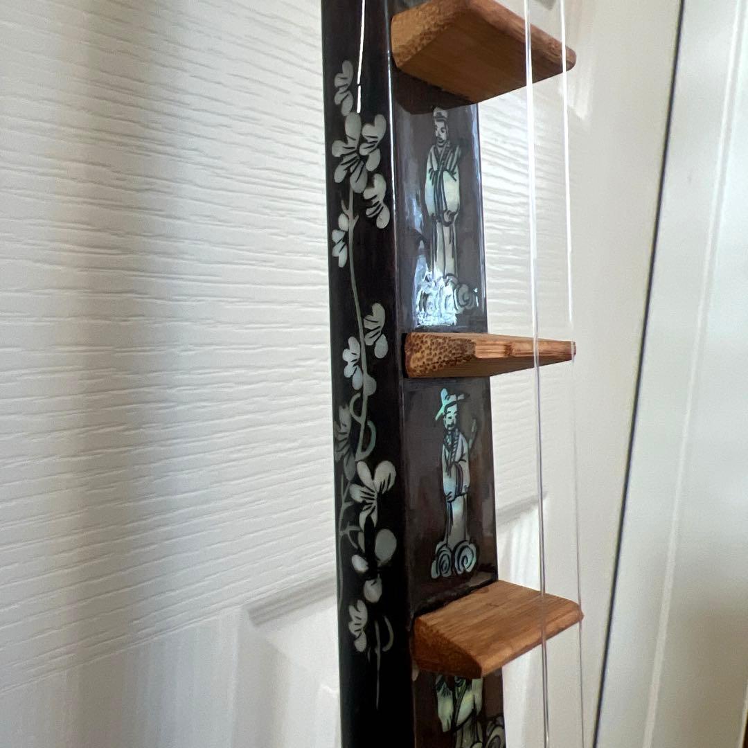 ダン・セン　ベトナム２弦琴　民族楽器 弦楽器　馬頭琴　螺鈿　工芸品　希少