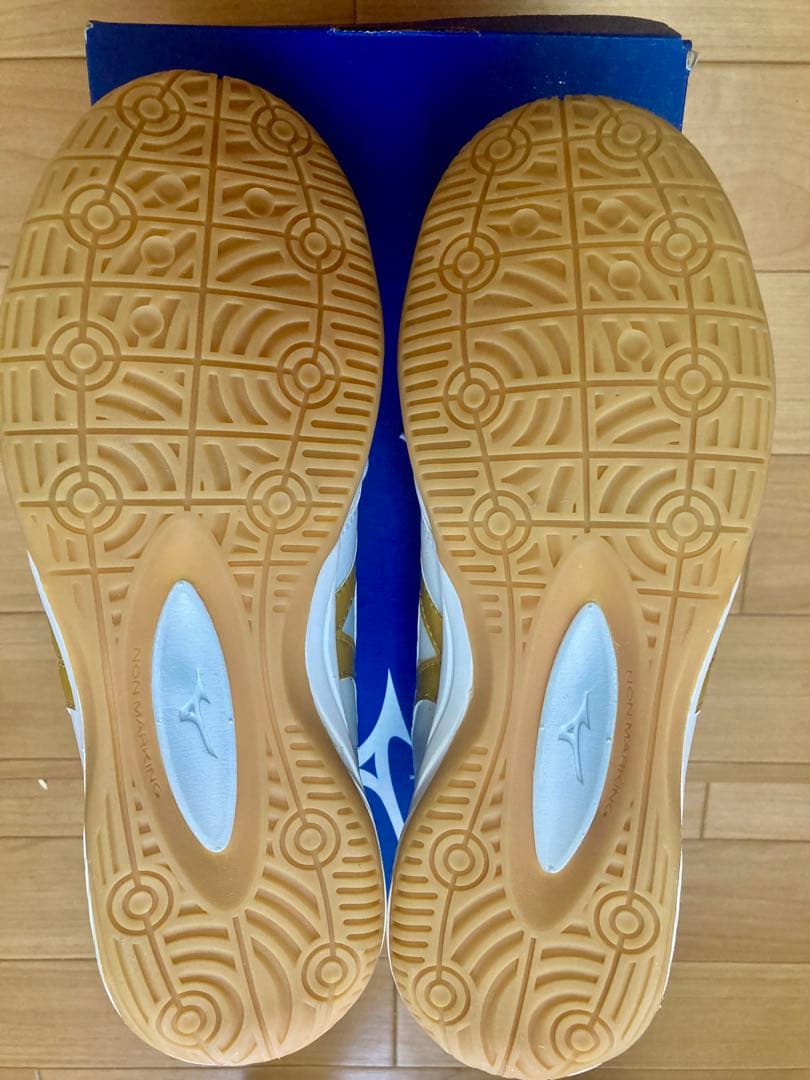 値下げ！限定 MIZUNO モレリアIN ホワイトゴールド 24.0cm