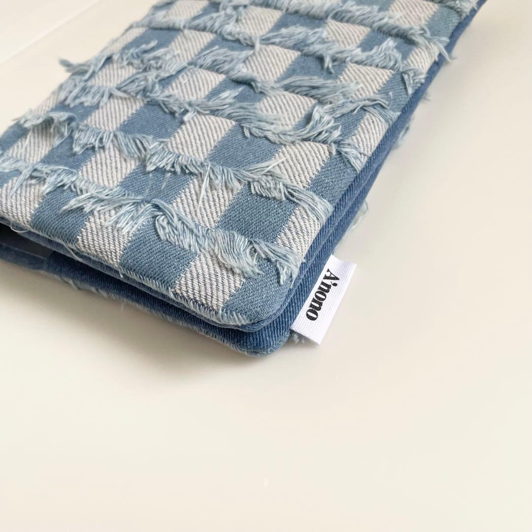 早い者勝ち　韓国　バインダー　カバー　貯金　リフィル　デニム　4