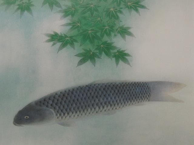 丸山石根、【樹下】、希少な額装用画集より、新品額装付