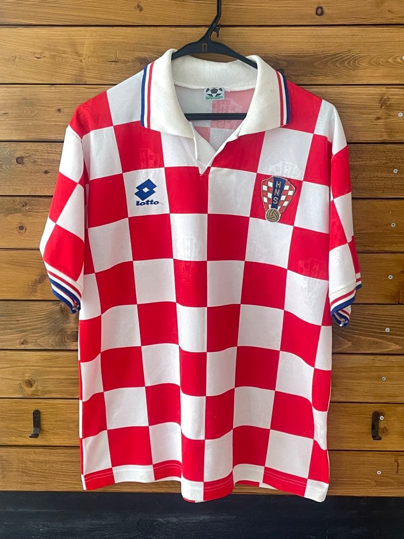 Ezbuy公式アカウント01 専用 Lotto クロアチア代表 サッカーシャツ