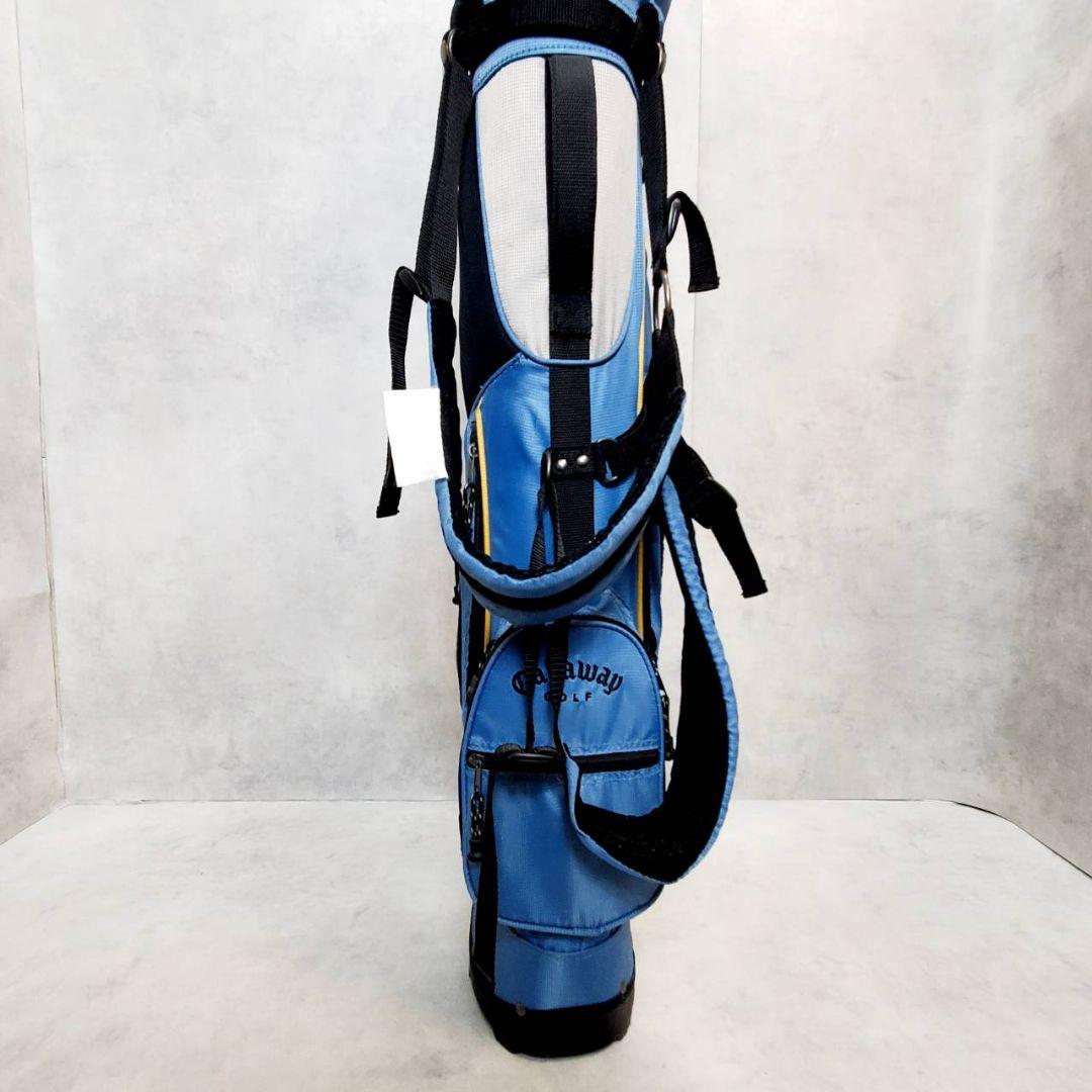 キャロウェイ スタンド式 キャディバッグ ブルー 小型軽量 ゴルフバッグ