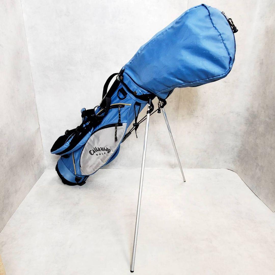 キャロウェイ スタンド式 キャディバッグ ブルー 小型軽量 ゴルフバッグ