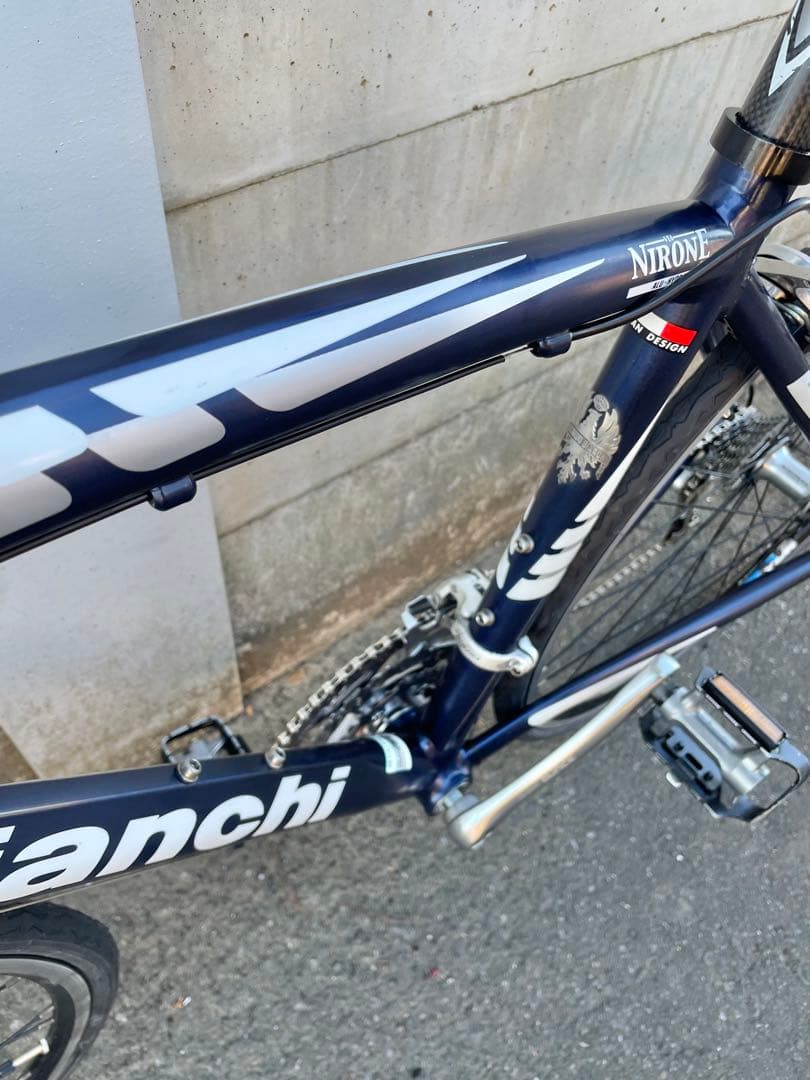 【超美品・整備済】ビアンキ　ビアニローネ7 27速　ロードバイク　CT470mm