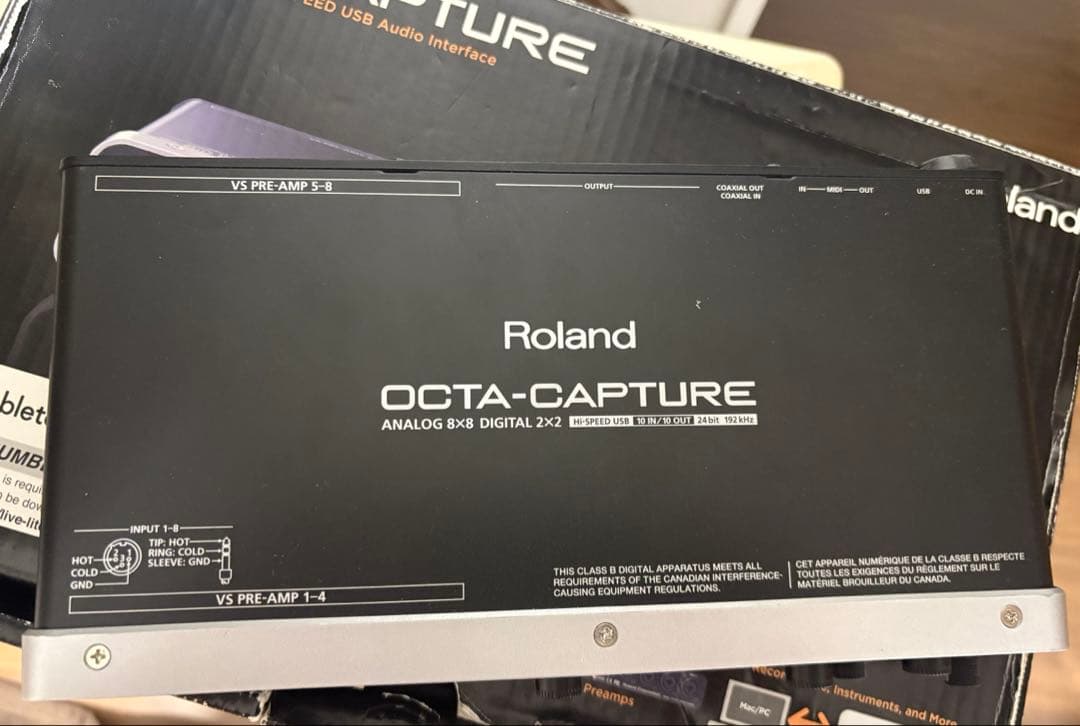 DTM・DAW Roland OCTA-CAPTURE UA1010