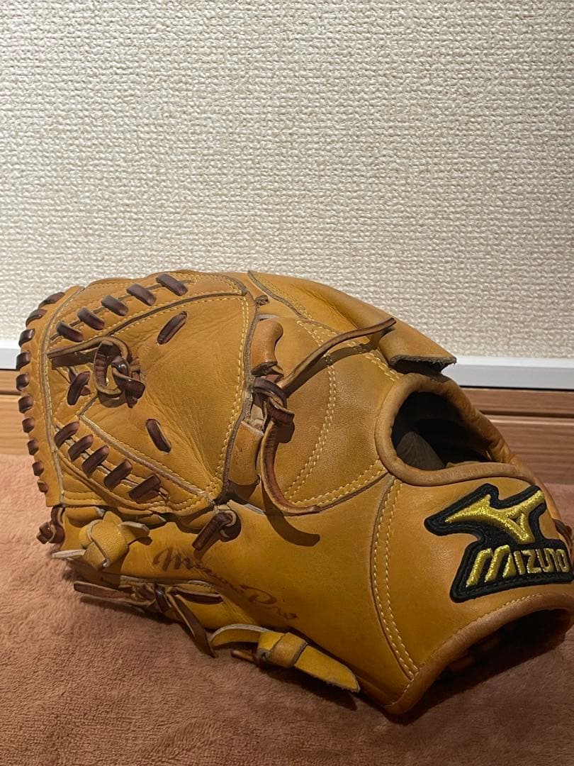ミズノプロ 軟式 グローブ グラブ 投手用 美品 左