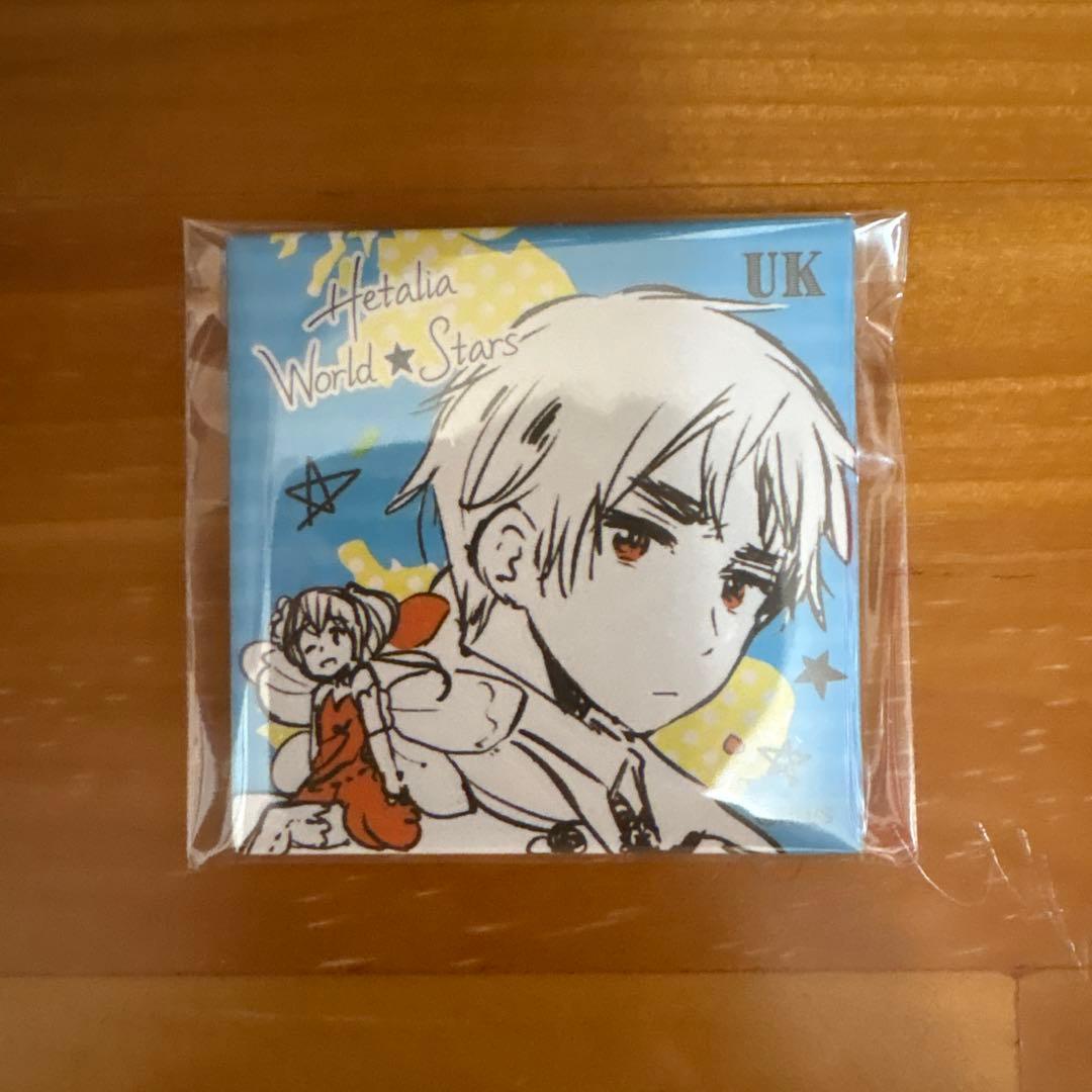 ヘタリア　アニメガ　缶バッジ　イギリス