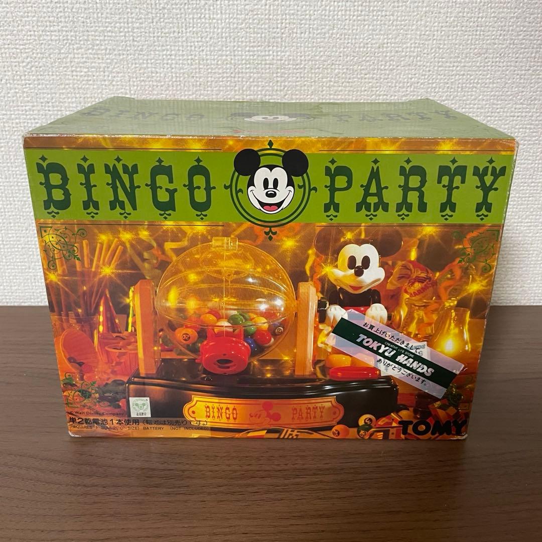 トミー ディズニー ビンゴパーティー 動作確認済み ビンゴマシーン ミッキー