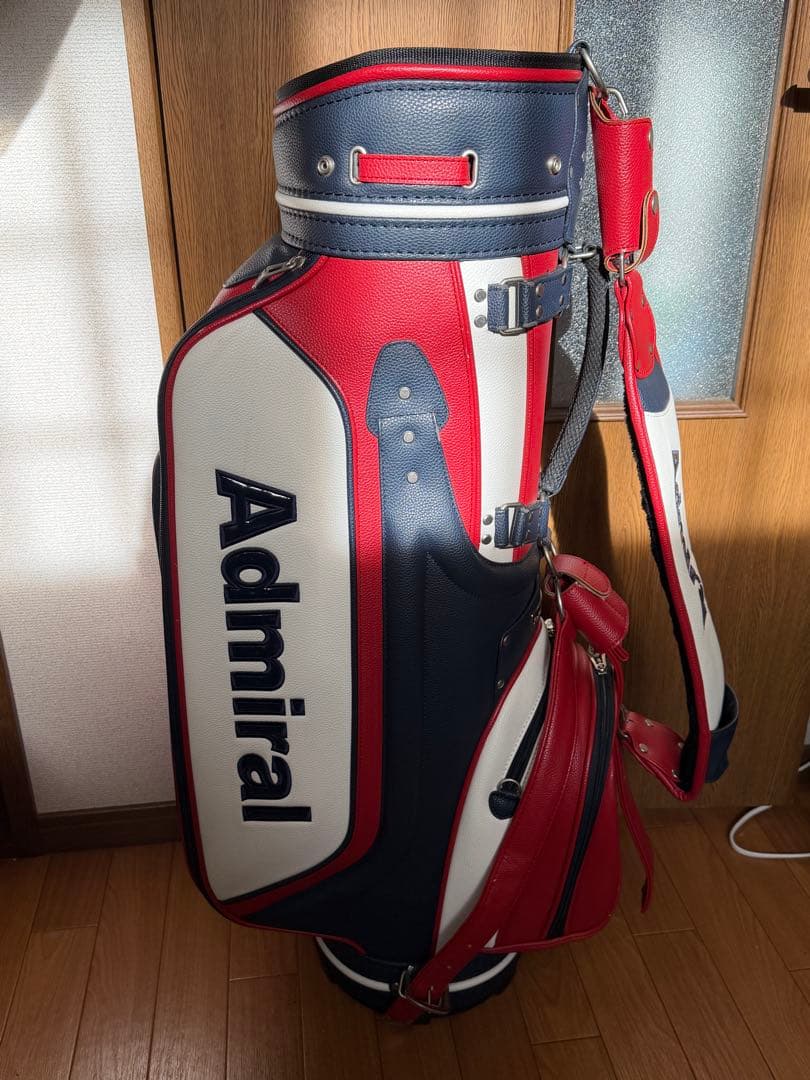 Admiral キャディバッグ レッド
