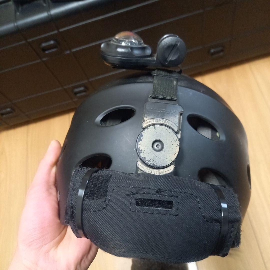 PRO-TEC ブラックヘルメット マウント付き