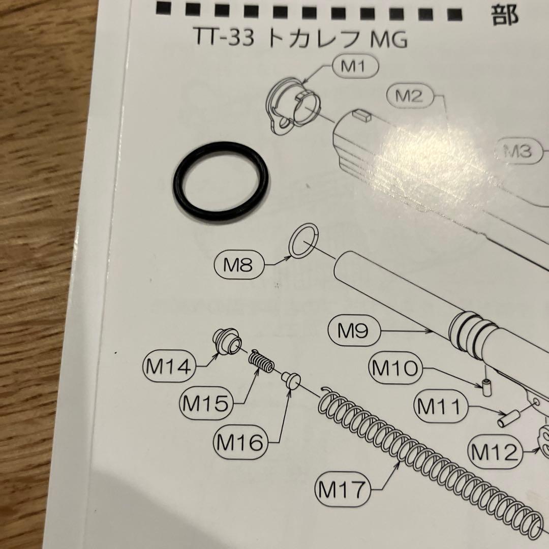 タナカ　トカレフ TT-33 モデルガン 7.62 x 25 発火済み