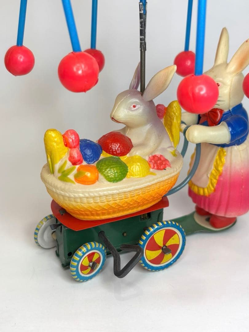 うさぎ　セルロイド　デッドストック　昭和レトロ