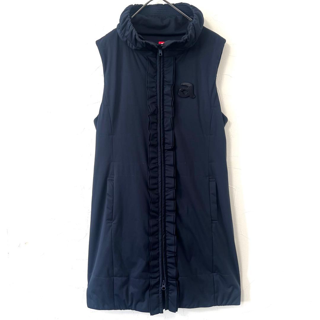 ARCHIVIO アルチビオ ダウンワンピース　ロング　中綿入り　ゴルフ　フリル