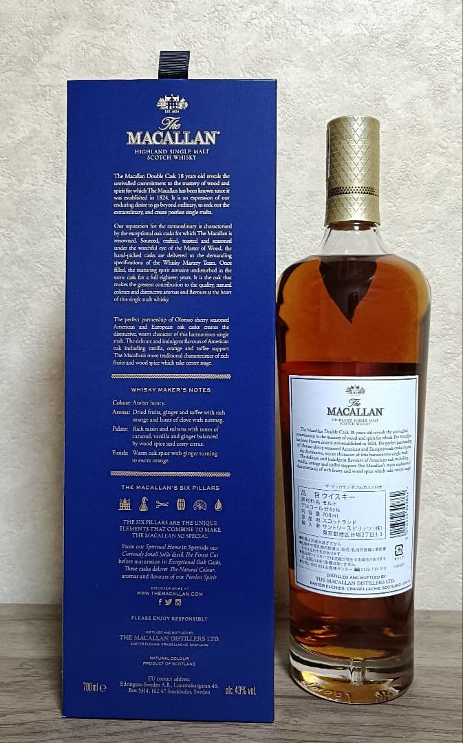 サントリー MACALLAN マッカラン18年 ダブルカスク 2021