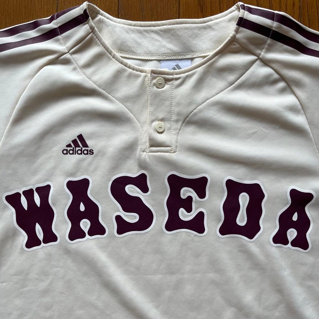 アディダス adidas 早稲田大学 野球部 レプリカユニフォーム 有原航平